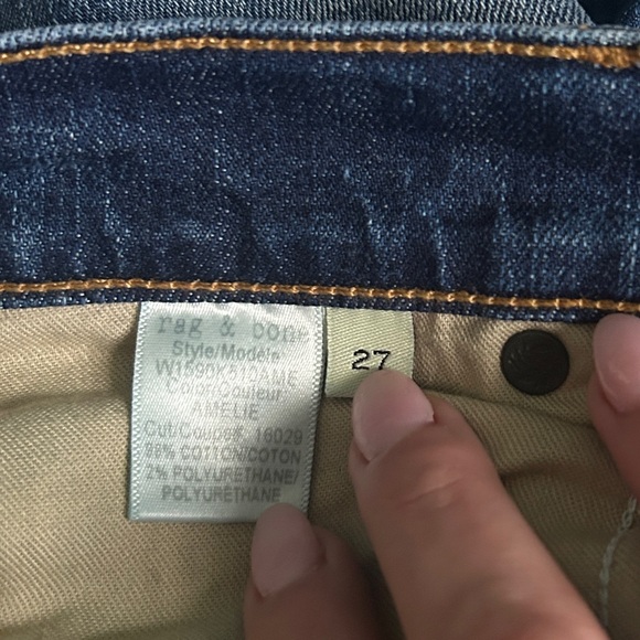 rag & bone Amelie Mid Rise Straight Jeans Women's 27 – Medium Blue wash - Picture 7 of 7